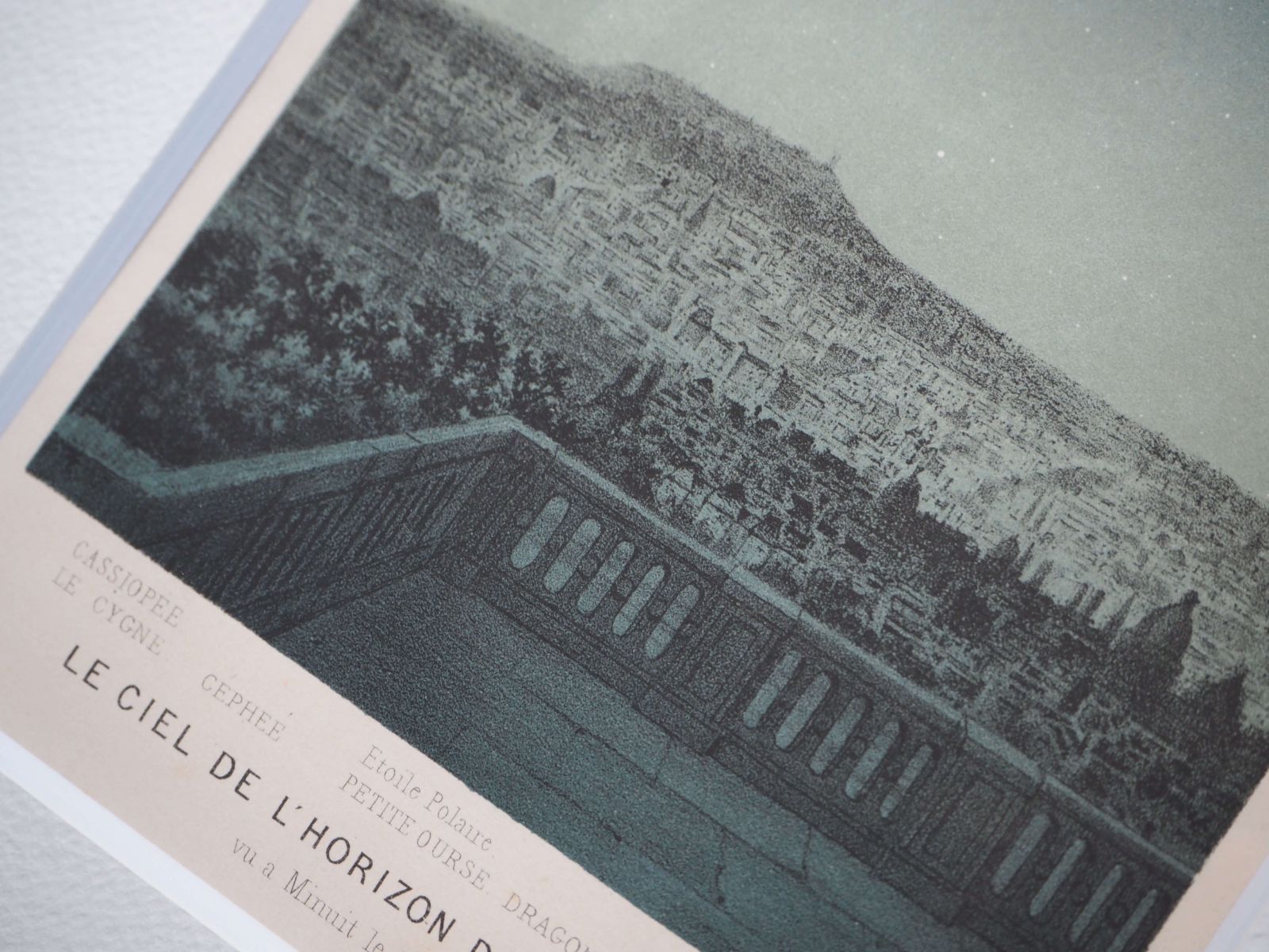 額装アート | LE CIEL DE L'HORIZON DE PARIS パリの地平線の空 図版