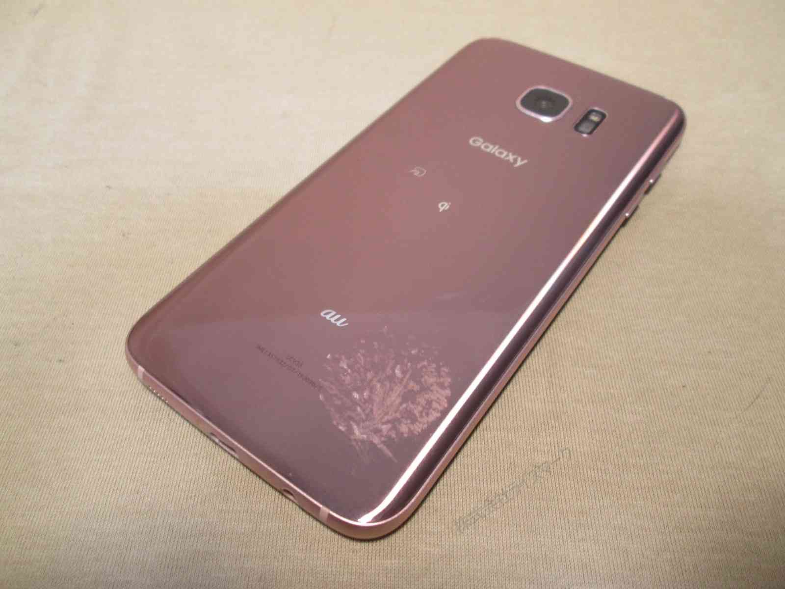 てるちん様auギャラクシーs7edgeピンクゴールド スマホ【Galaxy S7 edge SCV33】 ピンクゴールド 【送料無料】 au