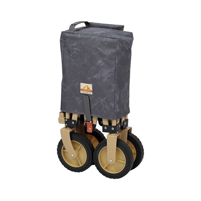 アウトドアワゴン キャリー 折りたたみ式 収束型 4輪 耐荷重70kg ストッパー付き ワゴン 台車 荷物運び アウトドア