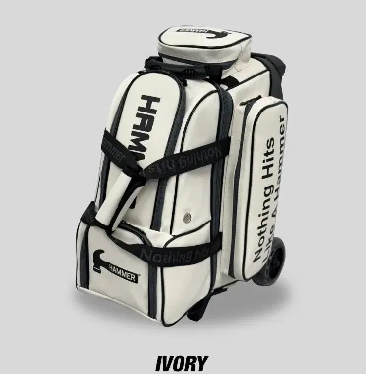 配送無料 2025 HAMMER 2ボール ローラーバッグ ボーリングバッグ