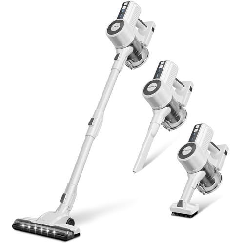 掃除機 コードレス 28000pa強力吸引 軽量サイクロン スティック そうじき 電気掃除機 2WAY LEDライト付 スティック 40分長時間稼働 一人暮らし HEPAフィルター多重濾過 フローリング カーテン ソファー 車用 家庭 0e04178a