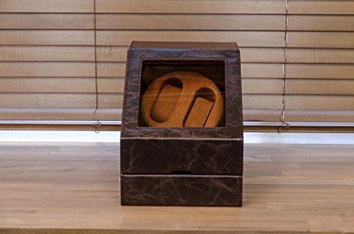 時計収納ワインディングマシーン 2本巻き 完成品ブラウン OY-01BR 86162722