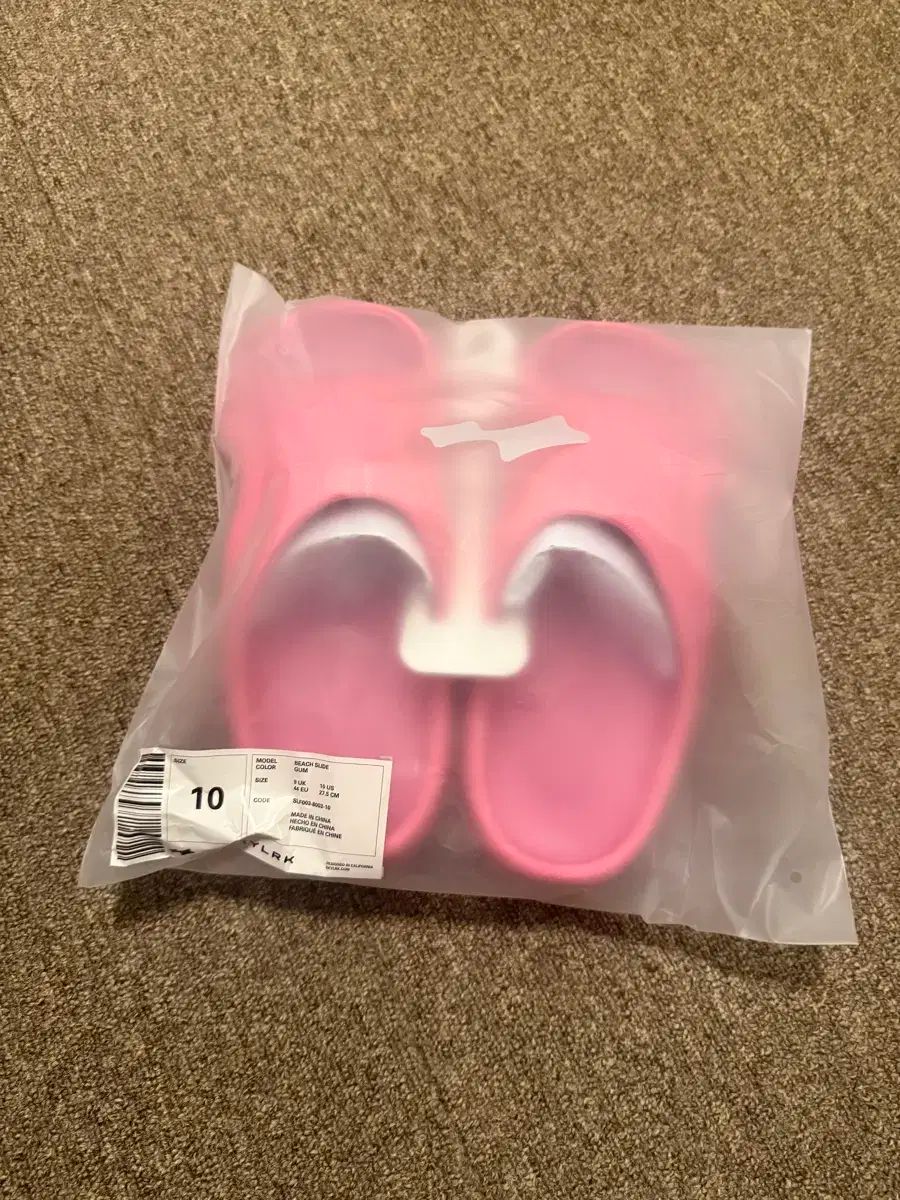 ジャスティンビーバー skylrk ビーチスライド ピンク 10サイズ