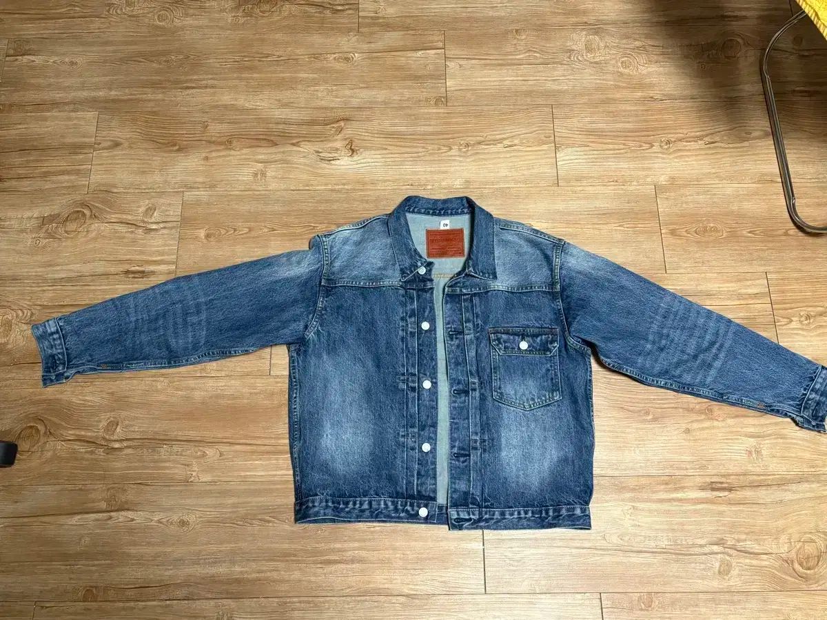 M OUTSTANDING セルビッジ 1st デニムジャケット ライトブルー