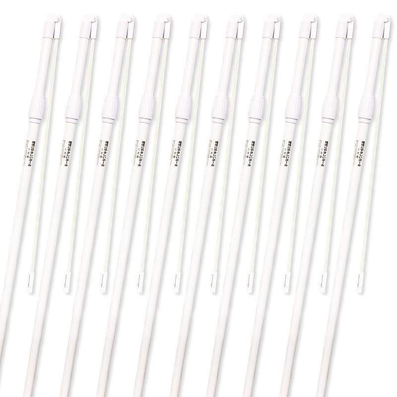 のぼり ポール 楽ちん横棒付きで簡単設置 長さ2.4 m 2段伸縮 時短 幟 竿 10 のぼり45 cm巾 0