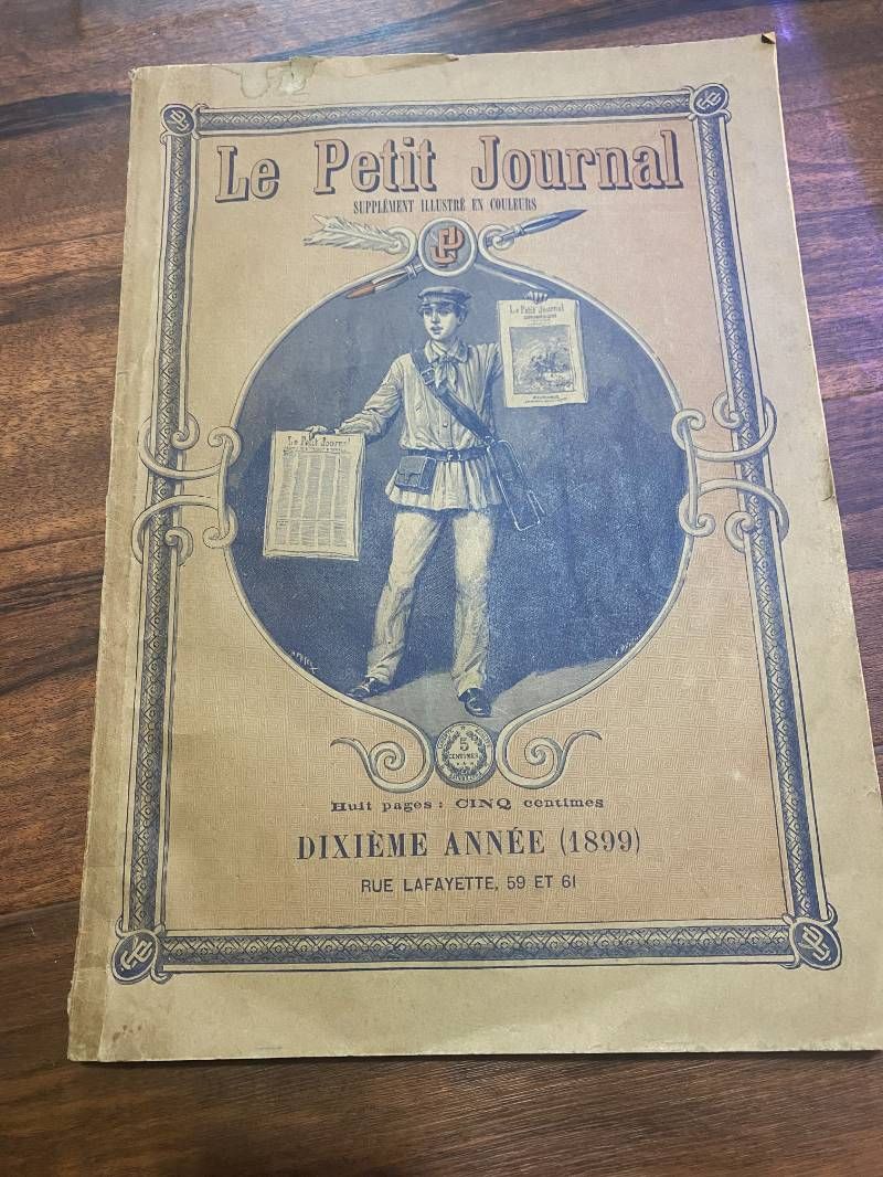 Le Petit Journal Supplément Illustré En Couleurs 1 ere Et 2 e Année 1890 1891 Livres anciens