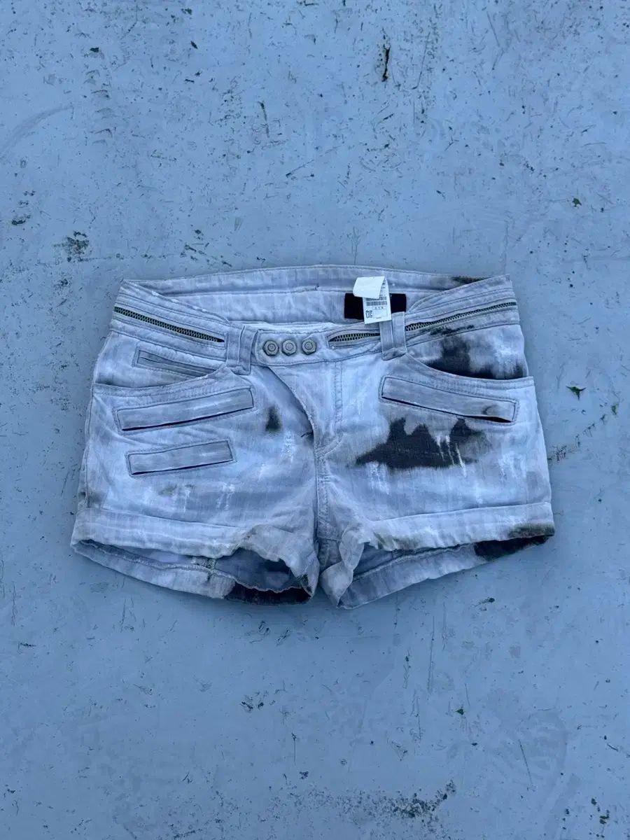 SYSTEM Damage Pocket デニム ハーフパンツ