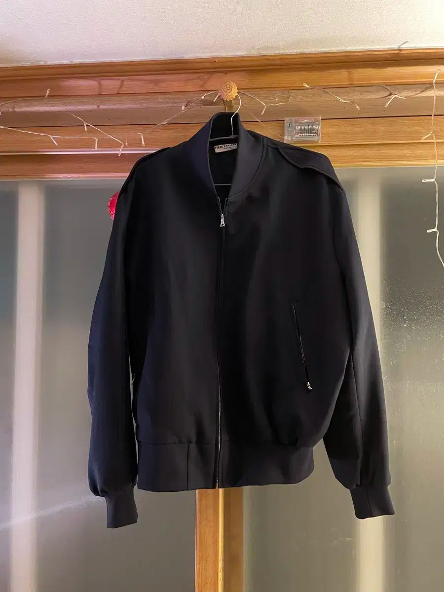 HERITAGE FLOSS ネイビー ブルゾン ジャケット L