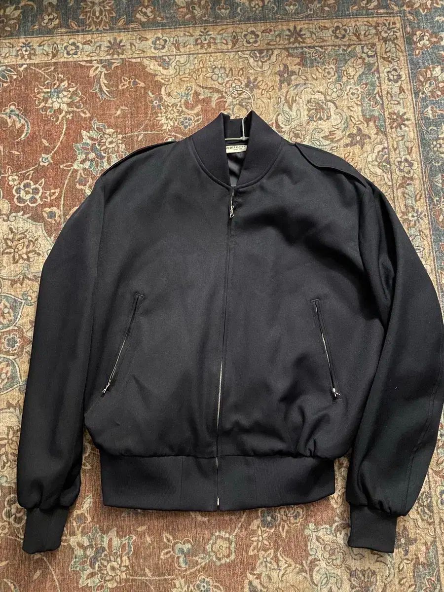 HERITAGE FLOSS ネイビー ブルゾン ジャケット L