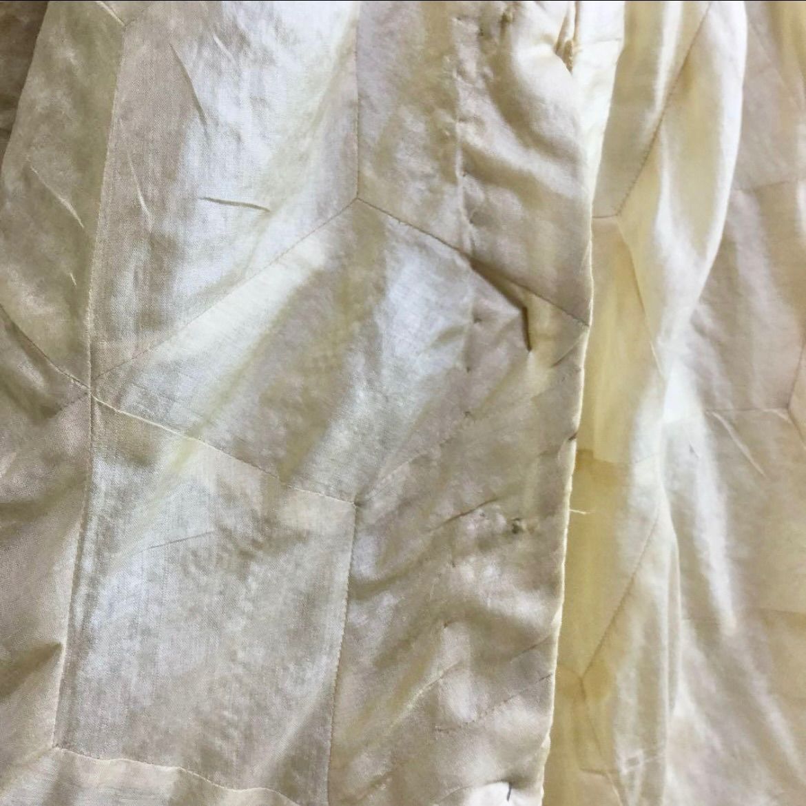  10 s 20 アンティーク ワンピース ドレス シルク ヴィンテージ 長袖 七分袖 シャツワンピース