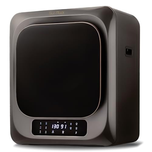 SunRuck 乾きくん 小型衣類乾燥機 3 kg グレーリミテッド 小型 タッチパネル ドラム式 時短 エコ 省エネ SR ASMN 206 GY