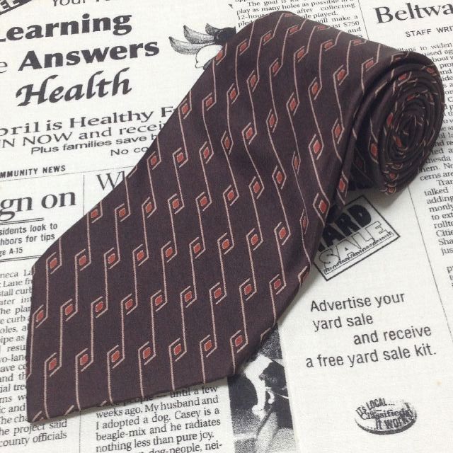 ダーバン DURBAN 微光沢 ネクタイ シルク パターン柄 ミックス G-006725 ゆうパケット