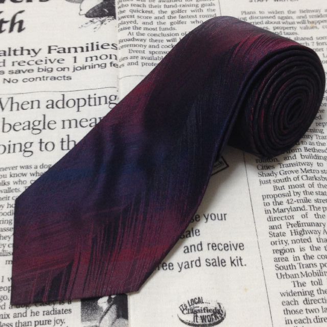 エルメネジルドゼニア Ermenegildo Zegna 微光沢 ネクタイ イタリア製 シルク パターン柄 ミックス G-006788 ゆうパケット