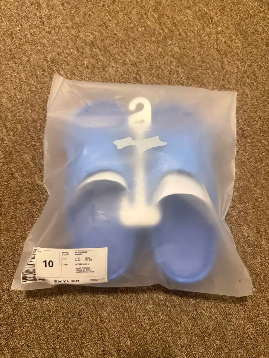 ジャスティンビーバー skylrk ビーチ スライド ブルー