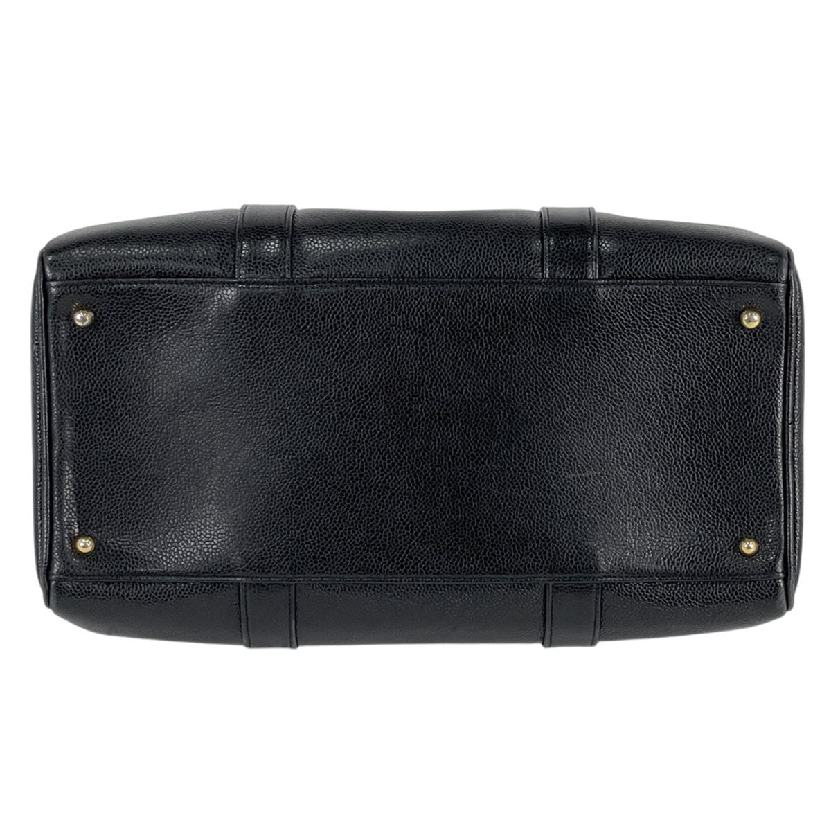 ハンドバッグ キャビアスキン