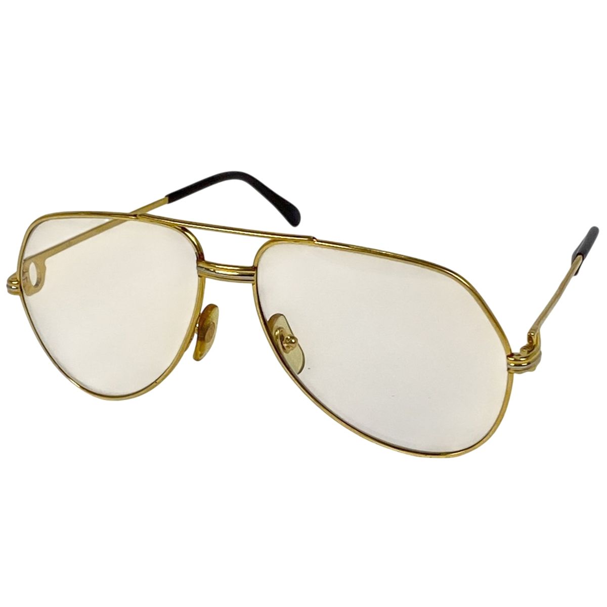 カルティエ CARTIER トリニティ メガネ アイウェア サングラス 眼鏡 メタル ゴールド レディース