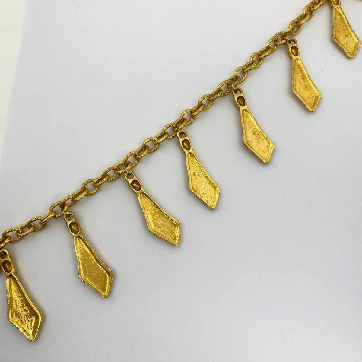 シャネル CHANEL ココマーク ネックレス ネクタイモチーフ GP ゴールド レディース