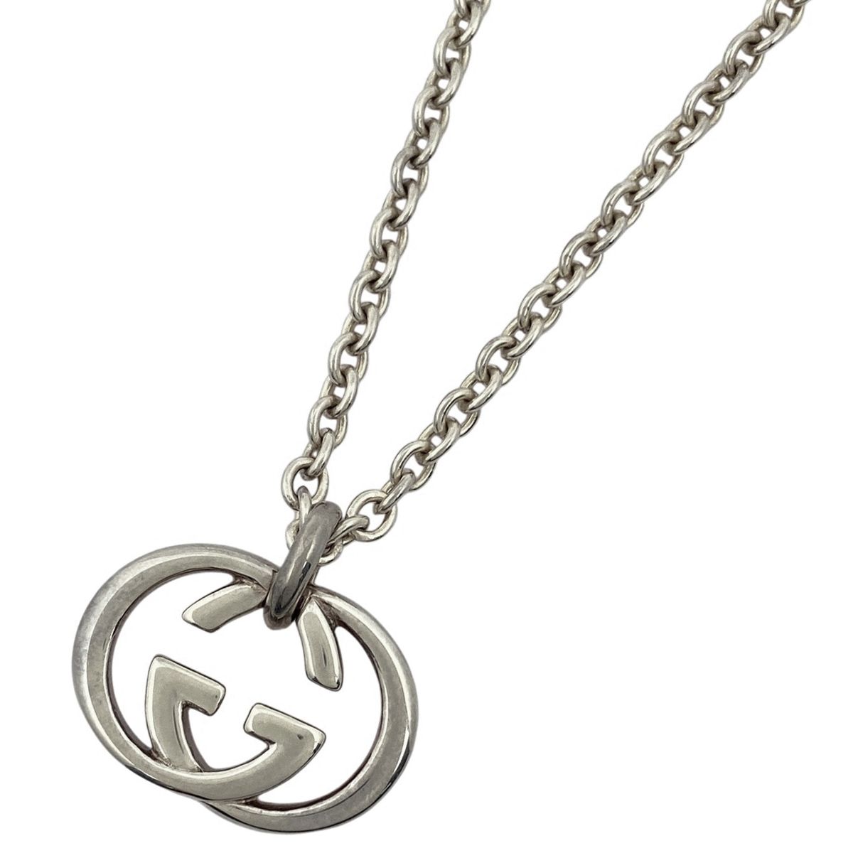 グッチ GUCCI GGロゴ ネックレス インターロッキングG ネックレス シルバー925 シルバー レディース