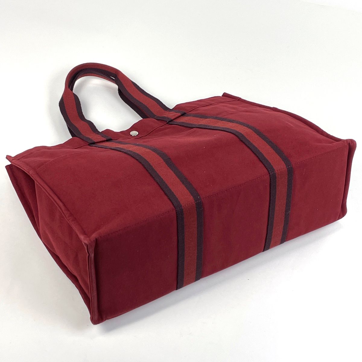 エルメス HERMES フールトゥ GM ハンドバッグ トートバッグ キャンバス 
