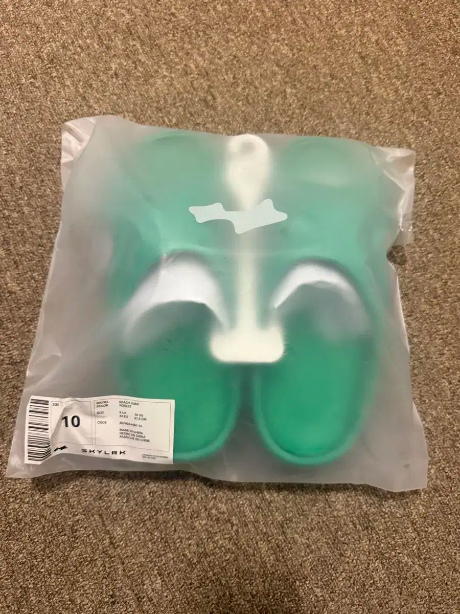 ジャスティンビーバー skylrk ビーチスライド グリーン 275