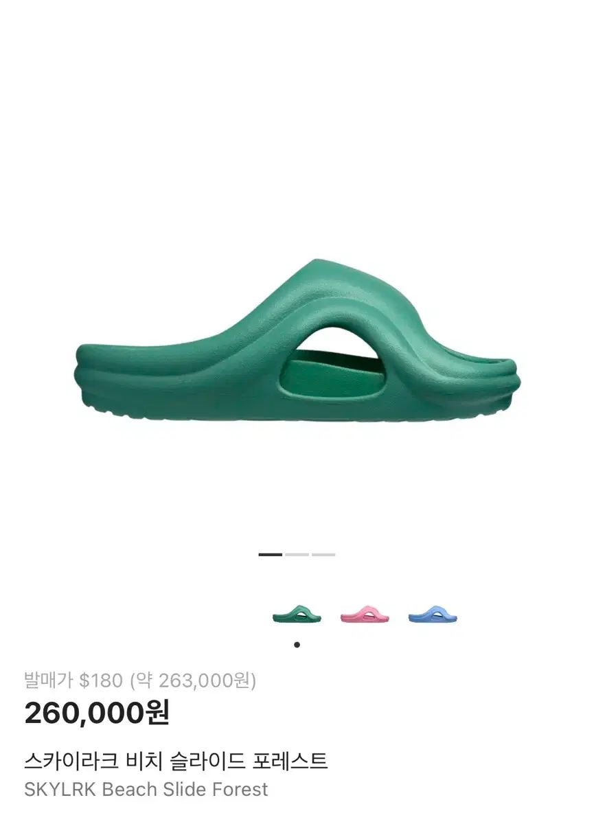 ジャスティンビーバー skylrk ビーチスライド グリーン 275