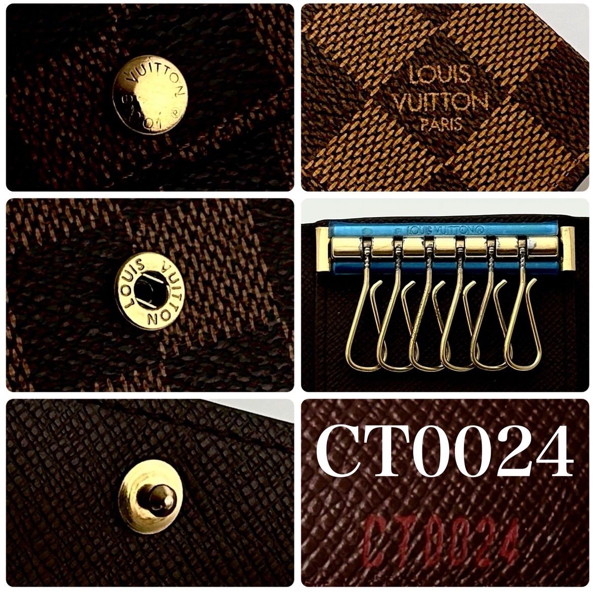  ルイヴィトン ミュルティクレ キーケース 6連 ダミエ キーケース 小物