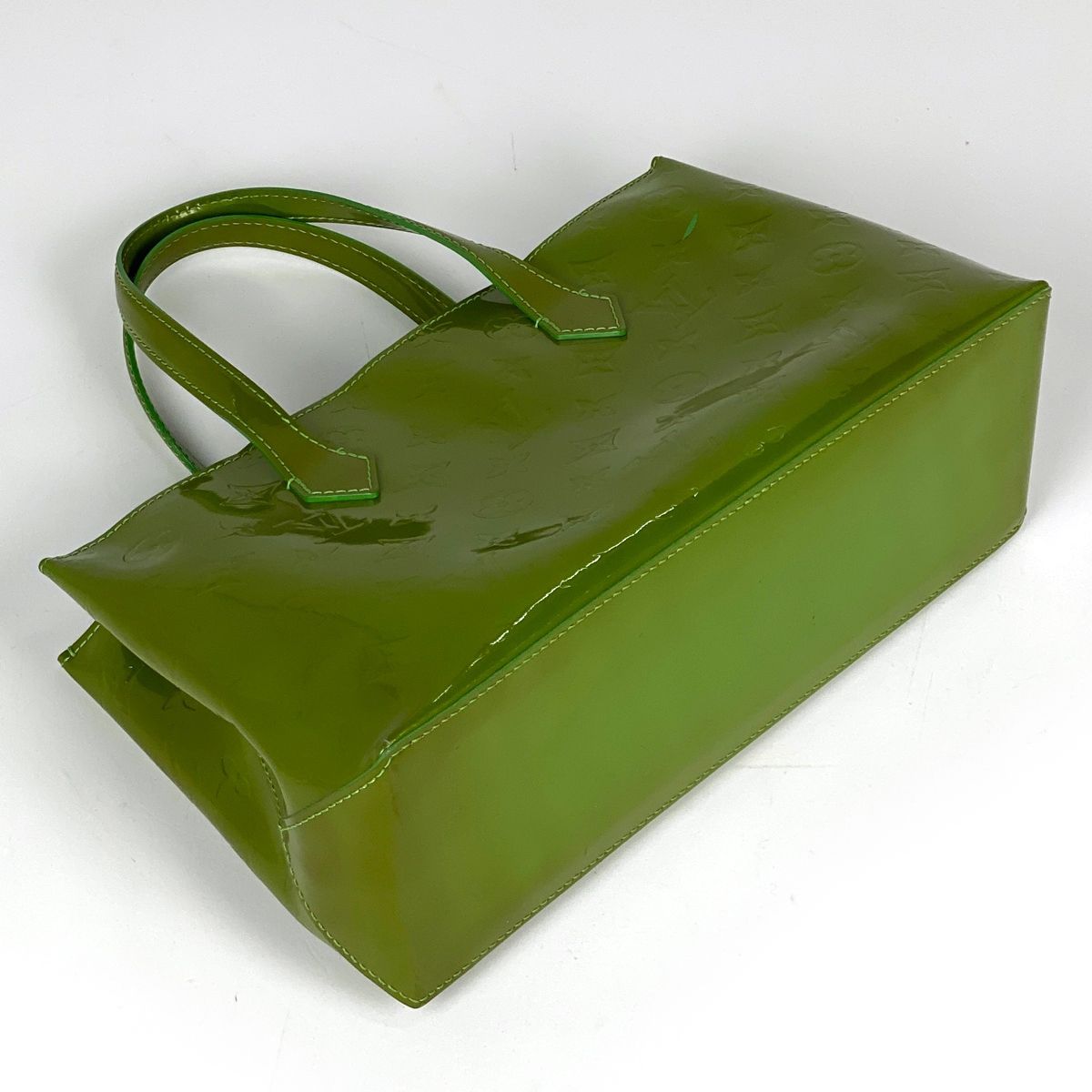 ルイ ヴィトン Louis Vuitton ウィルシャー ブルーバード ハンドバッグ モノグラムヴェルニ ヴェールトニック グリーン M93645 レディース