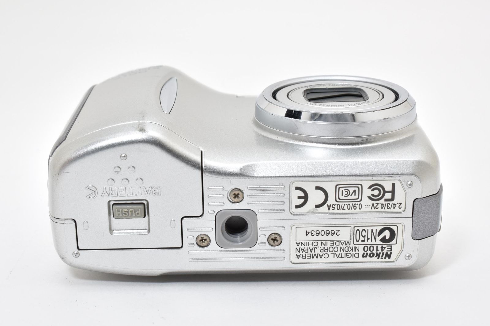 動作確認済み】NIKON オンライン COOLPIX E4100 単3電池 動作確認済み