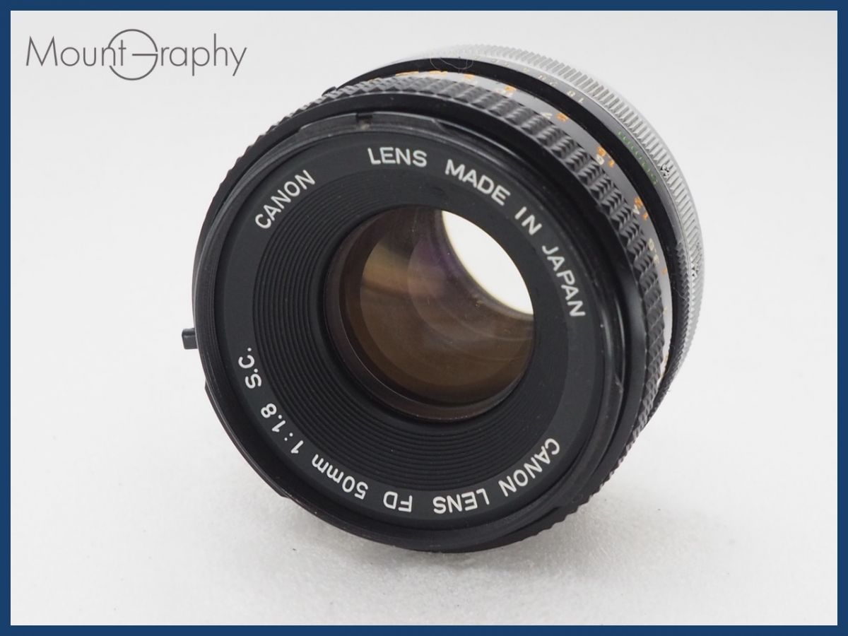 CANON キヤノン FD 50 mm F 1.8 S.C. 同梱可 i 10626