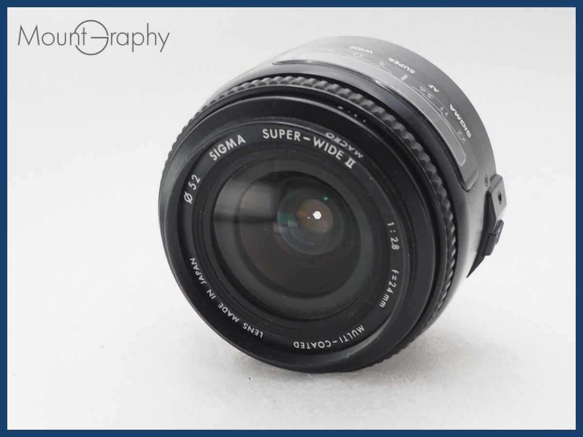 特別 SIGMA シグマ SUPER-WIDE II 24mm F2.8 キヤノンEF用 AF 同梱可 i10629