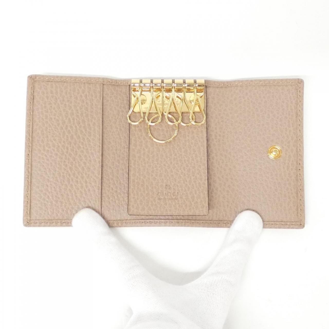  グッチ PETIT MARMONT 456118 CAO 0 G キーケース キーホルダー キーリング 小物