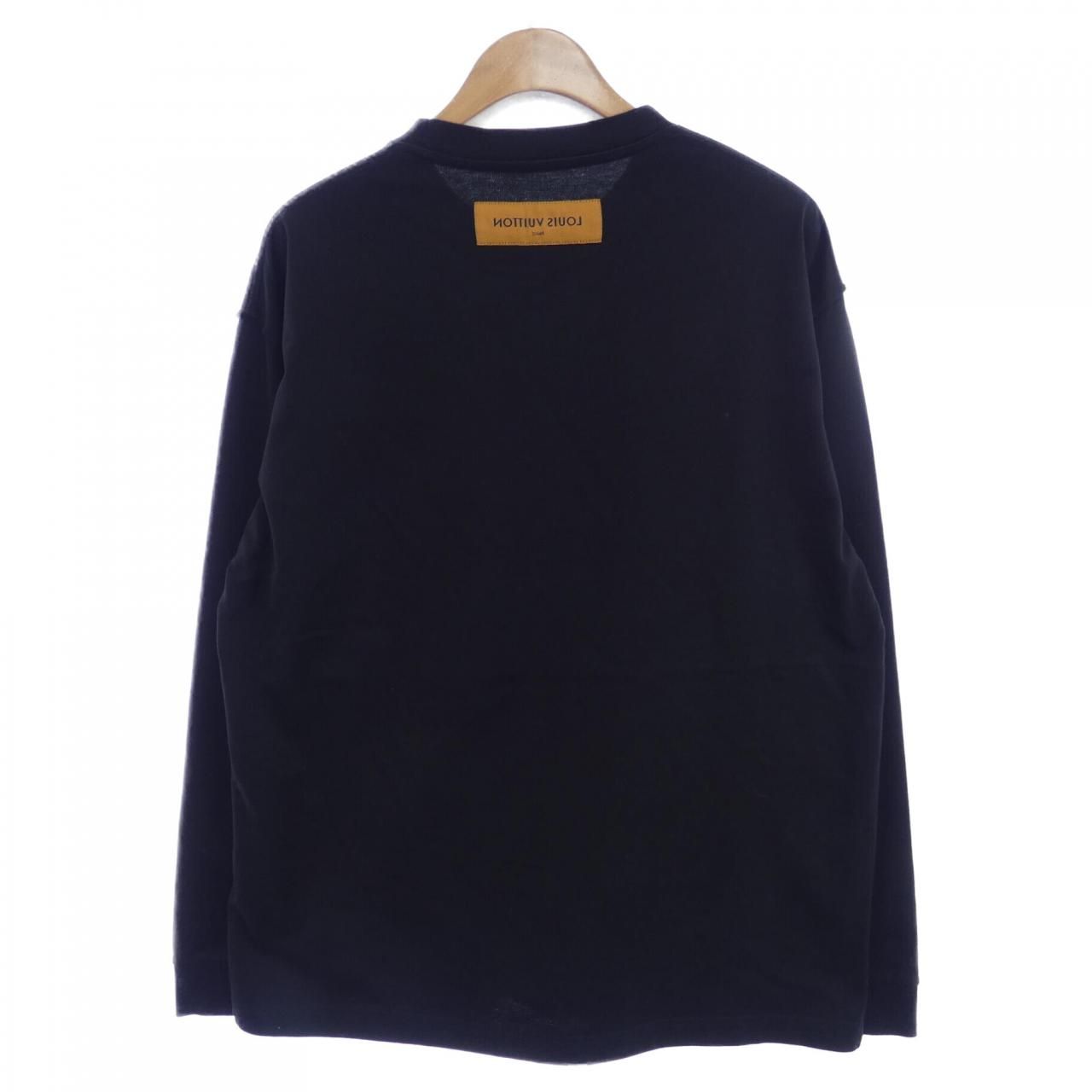 LVフェードプリンテッドロングスリーブTシャツ