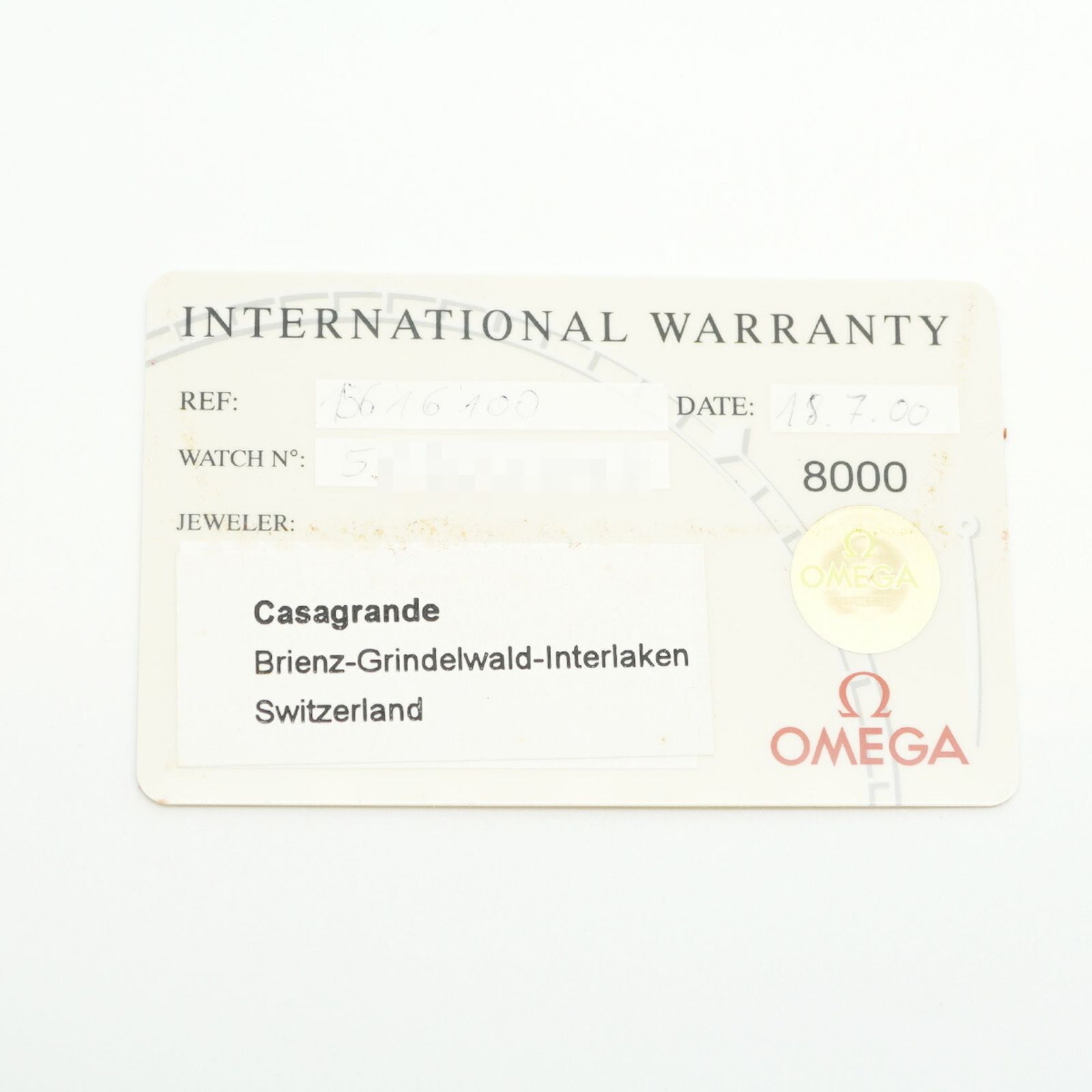 オメガ コンステレーション 1561.61 オレンジ文字盤腕時計 レディース