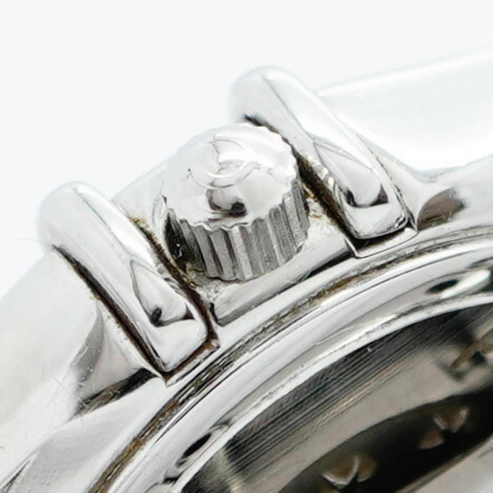 オレンジ文字盤腕時計