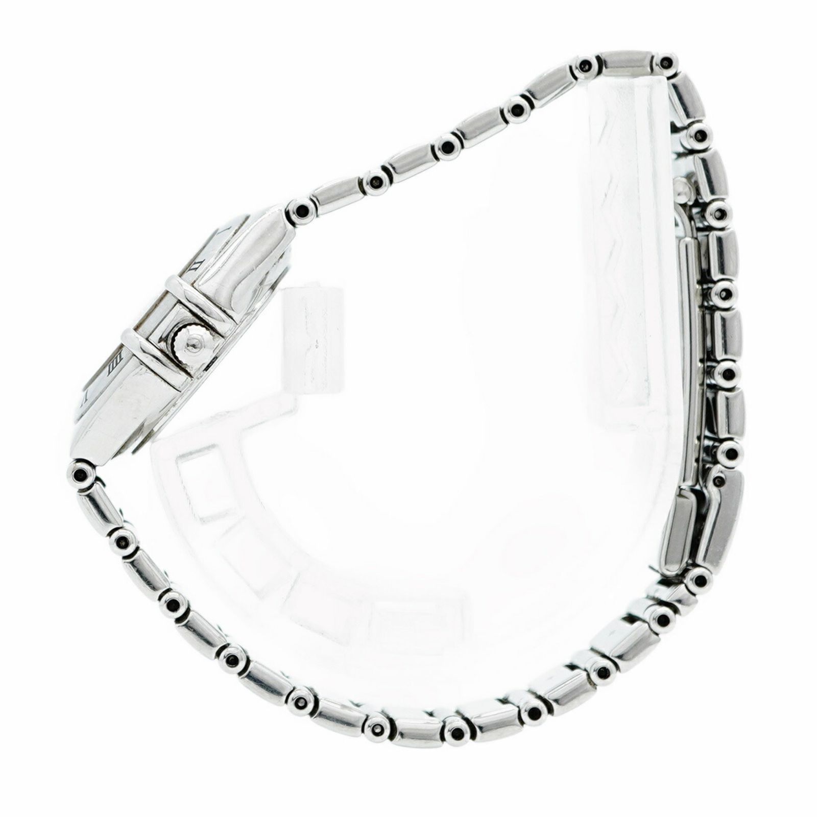 オレンジ文字盤腕時計 レディース