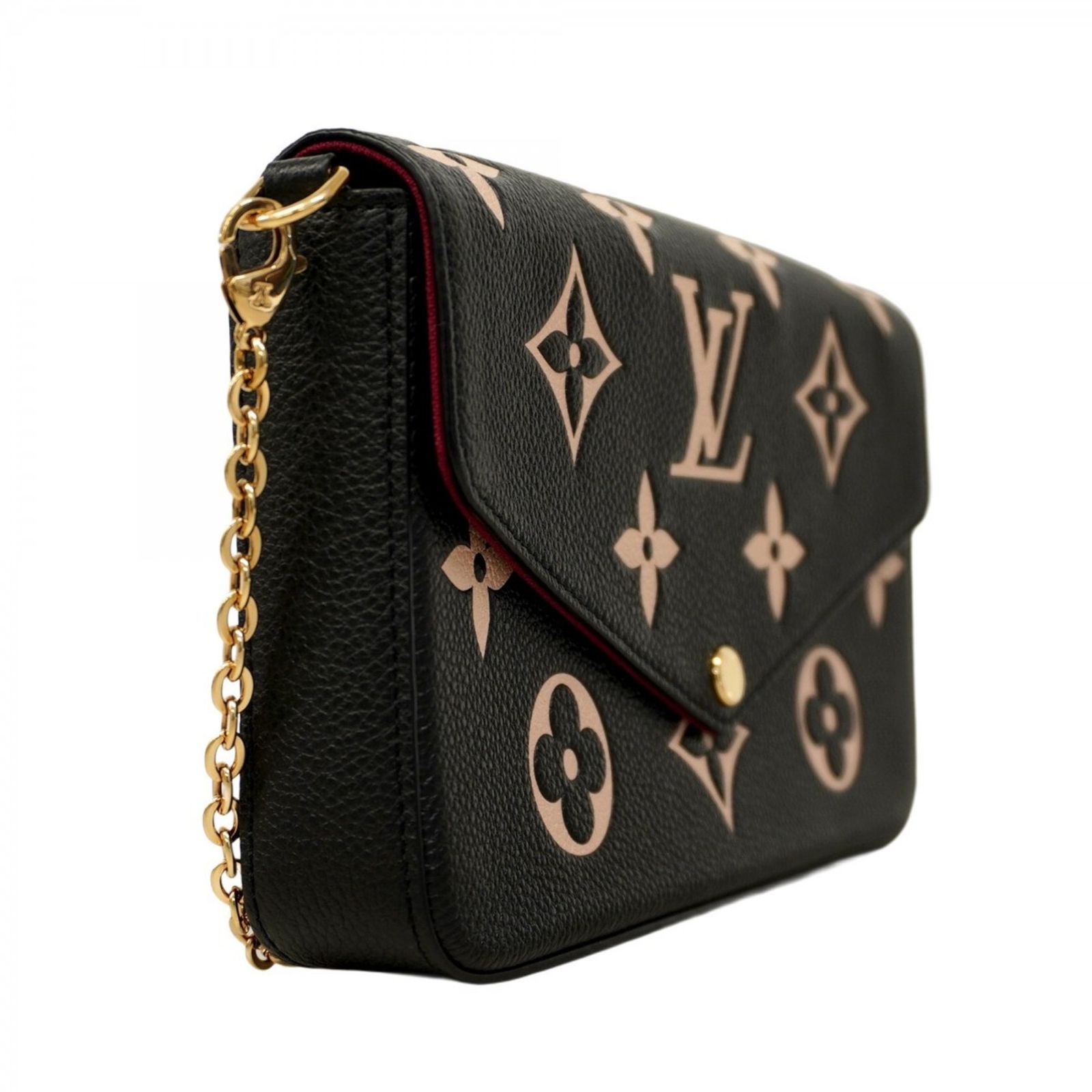 ルイ ヴィトン Louis Vuitton ショルダーウォレット モノグラム アンプラント バイ ポシェットフェリシー M 82479 ブラックレディース