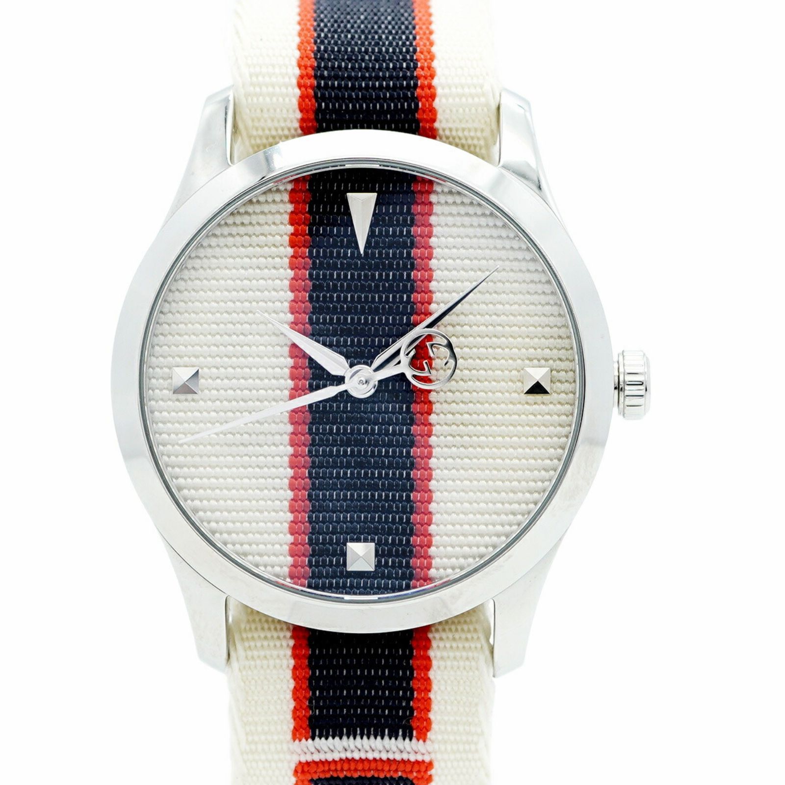 グッチ Gタイムレス 126.4 ベージュ文字盤腕時計 メンズ