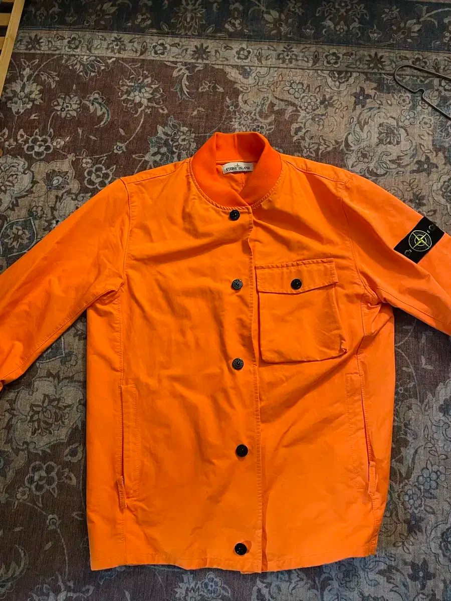 ストーンアイランド オレンジ シャツ ジャケット モデル L