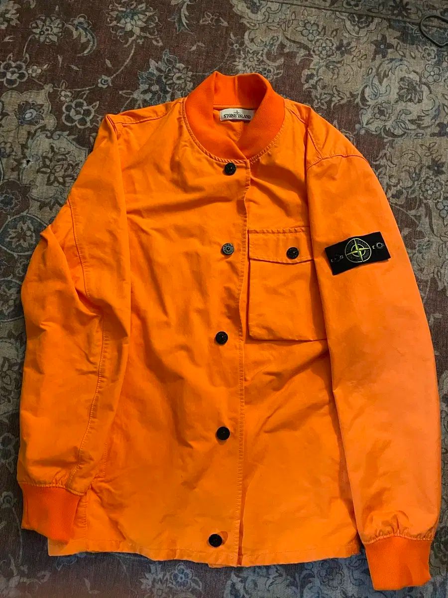 ストーンアイランド オレンジ シャツ ジャケット モデル L