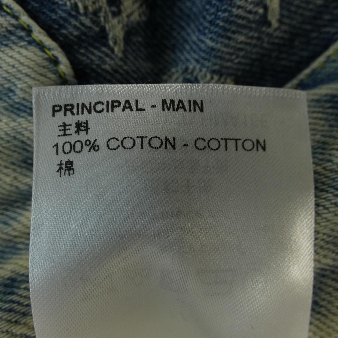 モノグラムパッチワークデニム