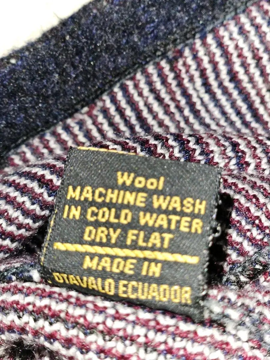  RAMOS ECUADOR ウール フード ニット ジップアップ パーカー トップス