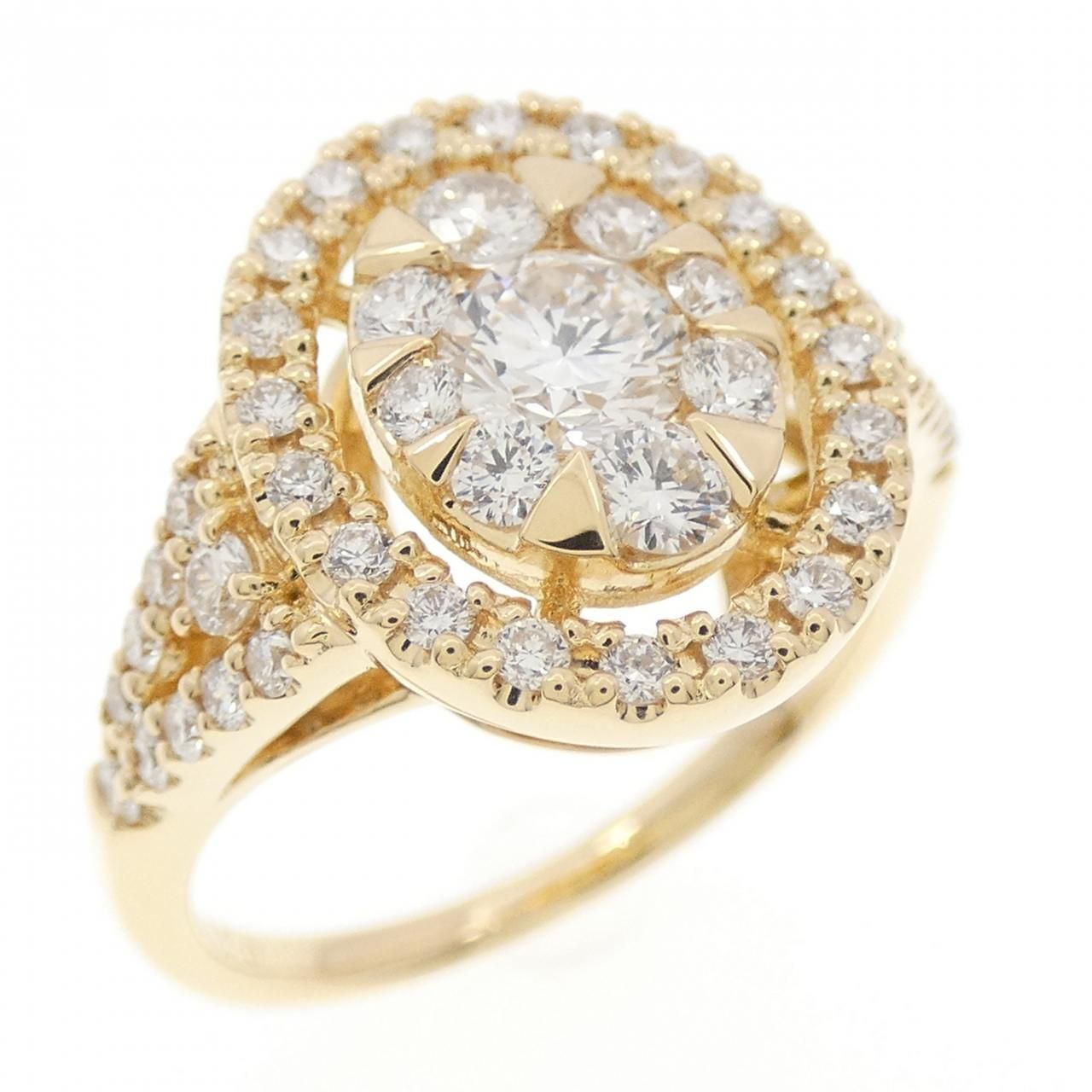 K18YG ダイヤモンド リング 0.319CT