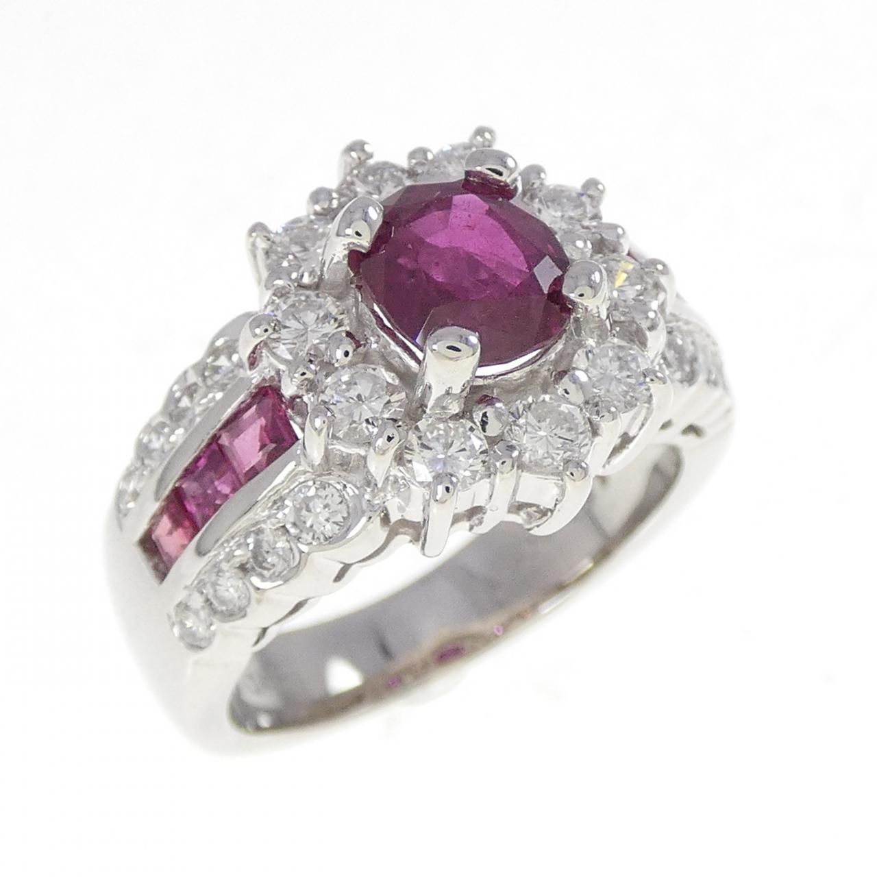 PT900 ルビー リング 1.62CT