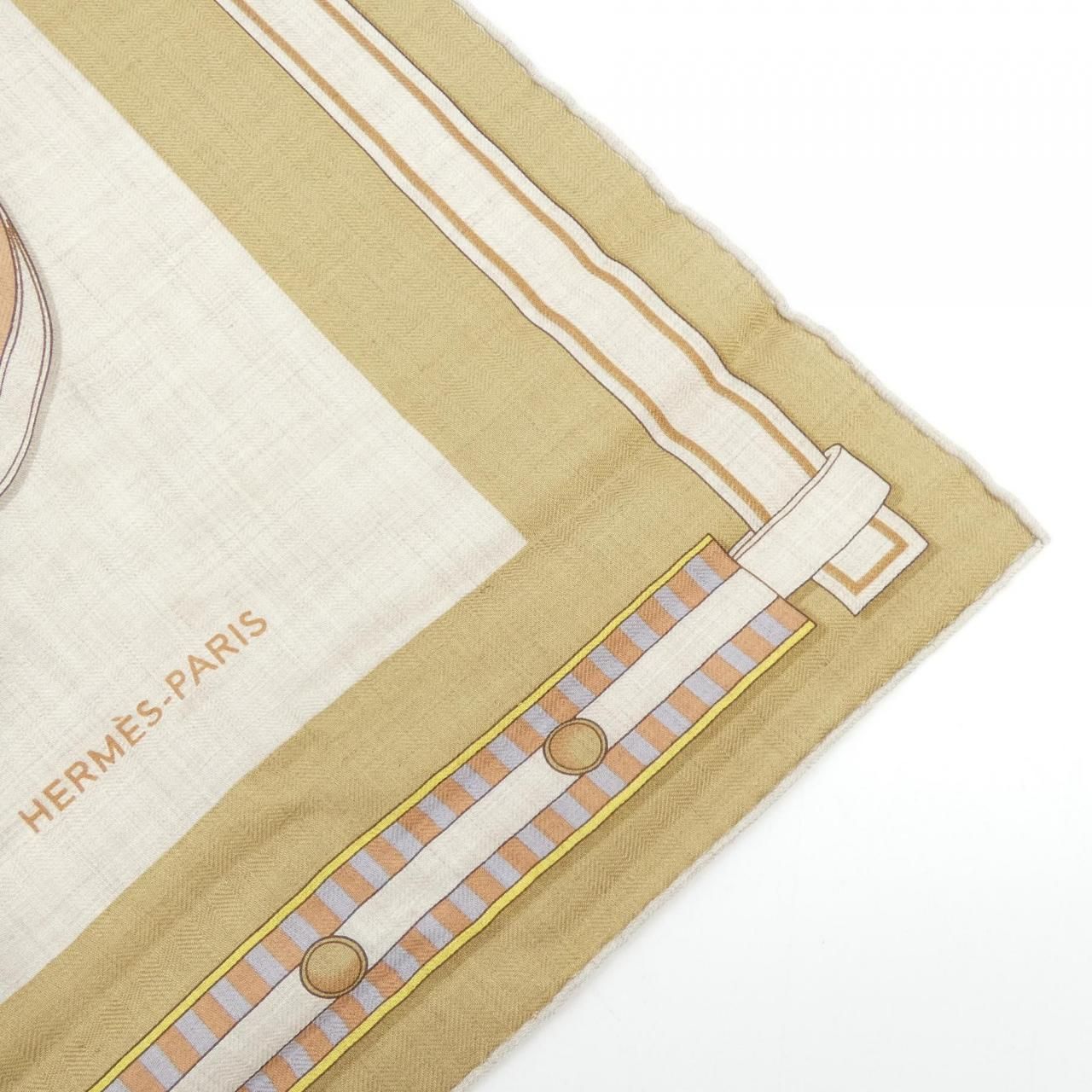 エルメス HERMES LETTRES カレジェアン140 ショール