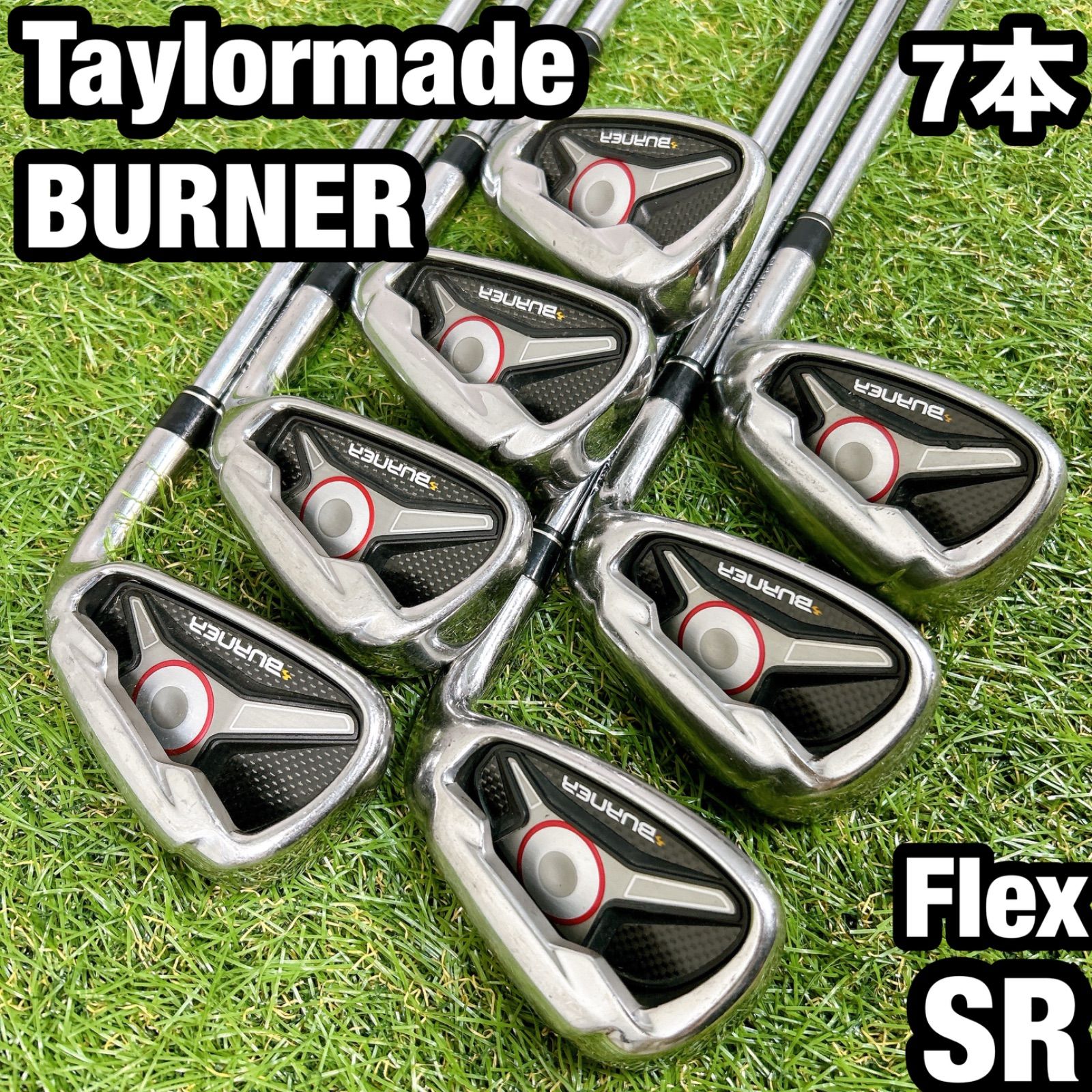 BURNER バーナー テーラーメイド メンズ ゴルフ アイアン 7本 SR