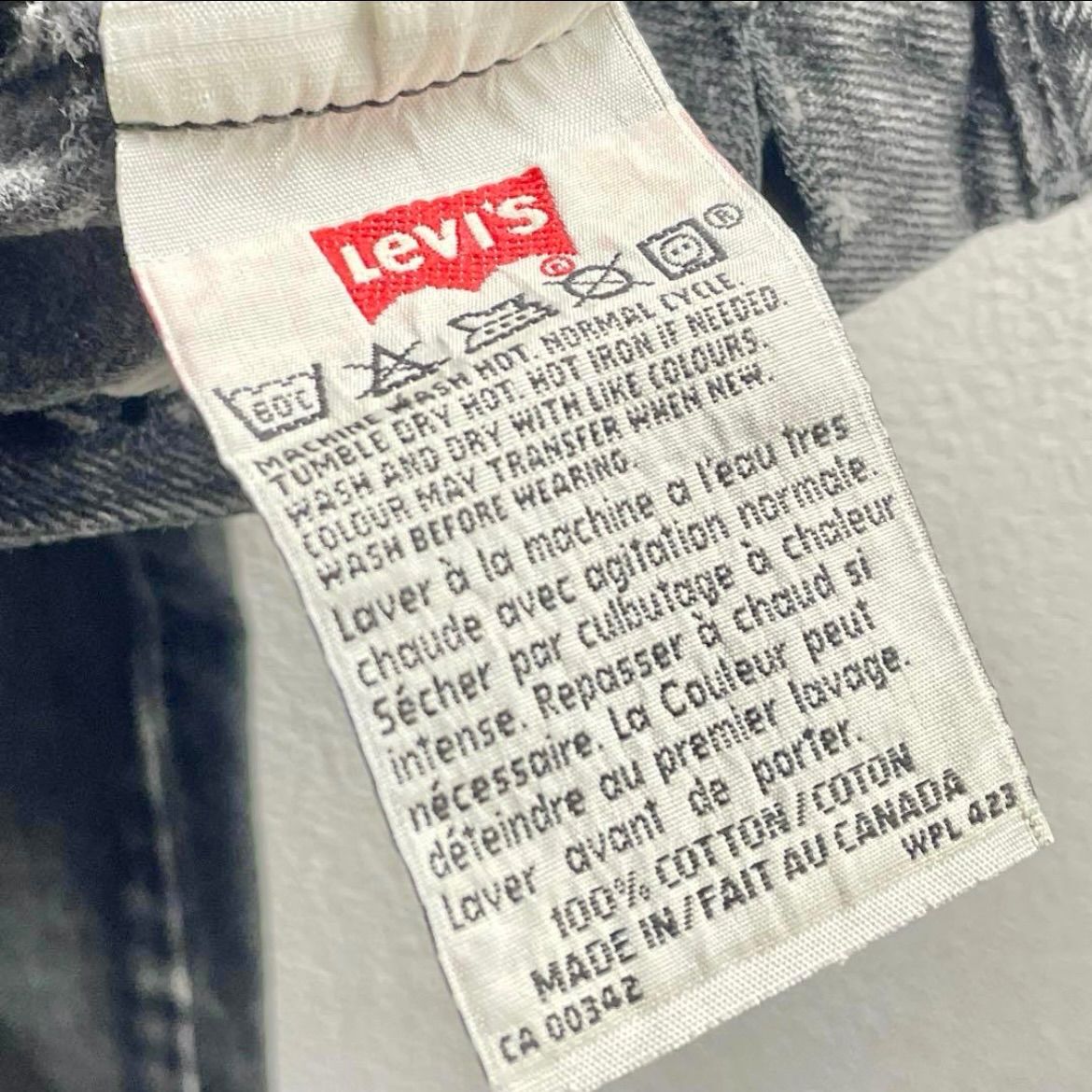  90 s リーバイス ブラックデニム ジーンズ 501 ビンテージ 黒 ストレートデニム デニム ジーンズ