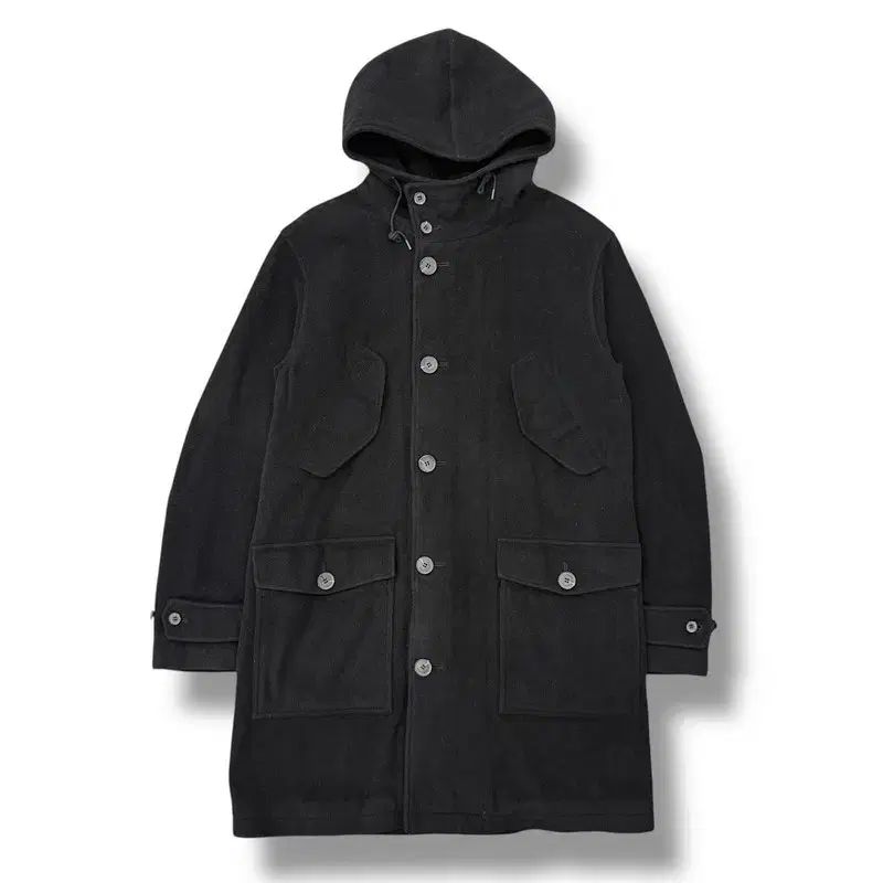 DKNY マルチポケット フード コート R1970