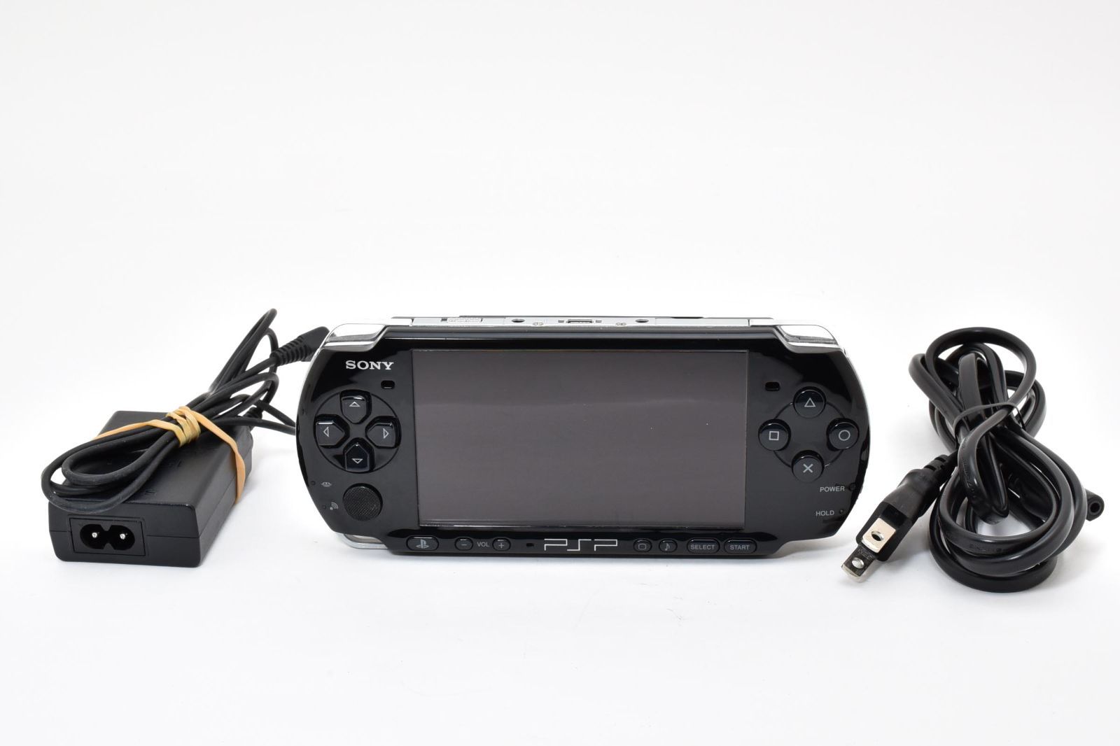 動作良好品 SONY PSP-3000 ピアノブラック 本体 モデル 高画質液晶搭載モデル 充電器 メモリースティック付 プレイステーション ポータブル