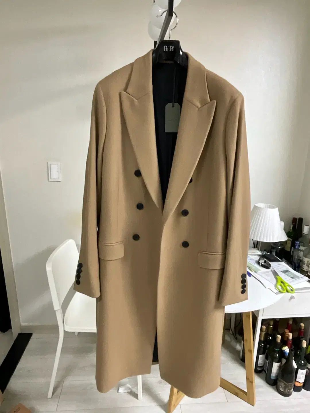 オールセインツ アール イー コート ベージュ L 40