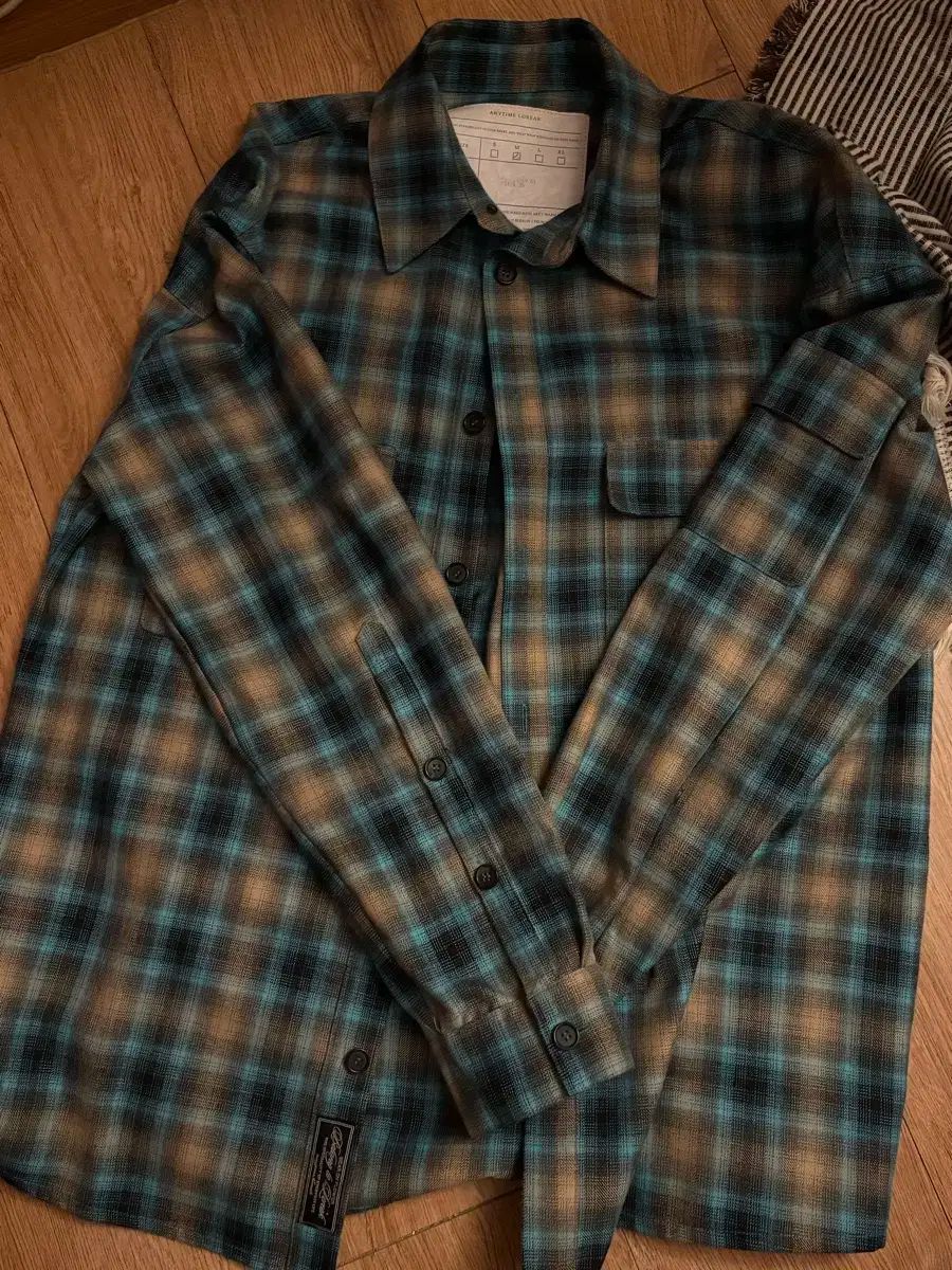 アニメタイム ローリック CHECK シャツ M